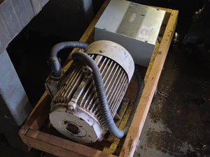 10 HP three phase converter with breaker panel and breakers